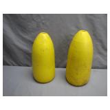 Yellow Fishing Marker Floats/Buoys