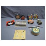 Diverse Collection of Fishing Line Spools