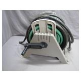 75-Foot Garden Hose with Reel, Sturdy Design