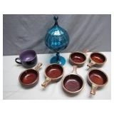 Ceramic Bakeware and Glass Jar