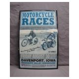 Motorcycle Races Poster: 14th Annual Event