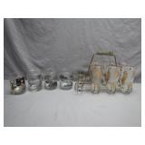 Decorative Glasses With Caddy