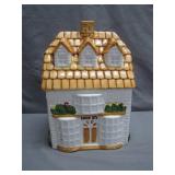 Ceramic Cottage Cookie Jar
