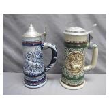 Avon Collectible Lidded Beer Steins