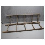 Wooden Double-Sided Step Ladder Frame