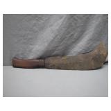 Curved Blade Machete with Wooden Handle