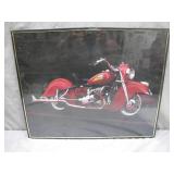 Framed Indian Motorcycle Print