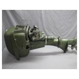 Outboard Motor for Parts, Army Green Finish