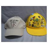 2 Vintage Maryland Baseball Caps w/ Advertising