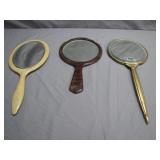 3 Handheld Vanity Mirrors