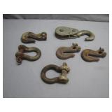 Heavy-Duty Metal Hooks and Shackles