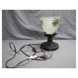 Frosted Glass Palm Tree Desk Lamp