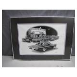 Framed Artwork: Classic Thunderbirds Poster