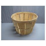 Wooden Slatted Harvest Basket