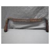 Vintage Drawknife With Wooden Handles