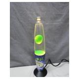 Alien-Themed Lava Lamp with Glowing Green Liquid