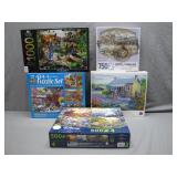 5 Jigsaw Puzzles, Various Themes