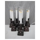 Eight Battery-Operated Window Candles