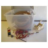 Craft Supplies with Wooden Sleigh Kit