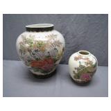 Hand-Painted Ceramic Vases