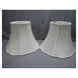 Bell-Shaped Fabric Lampshades