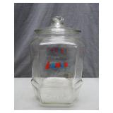 LANCE Store Display Cracker Jar with Embossed Lid