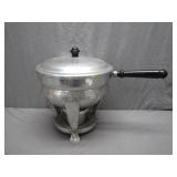 Hammered Aluminum Chafing Dish w/ Food Warmer