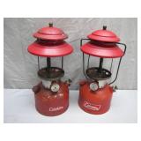 Two Coleman Model 200A Lanterns, 1958