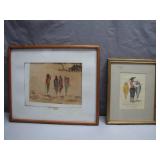 Framed Watercolors With Diverse Themes