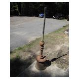 Four-Foot Metal and Brass Sculpture Piece