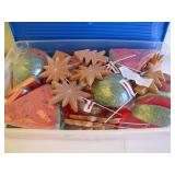 Fake Candy Christmas Decor in Tote