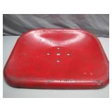 Metal Tractor Seat in Red Finish