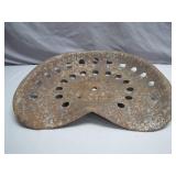 Early 20th Century Cast Iron Tractor Seat