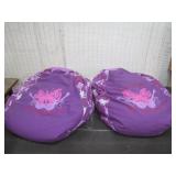 Purple Butterfly Bean Bags