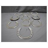 10 Aluminum Horseshoes