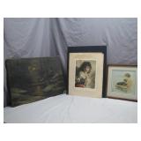 Three Diverse Artwork Pieces