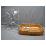 Longaberger Handwoven Basket Set With Liners