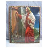Wall Clock With Religious Artwork Design