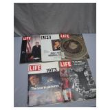 Life Magazines Featuring Iconic Issues