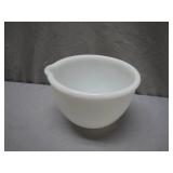 Vintage Milk Glass GlasBake Sunbeam Bowl