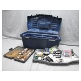 Toolbox With Assorted Components and Tools