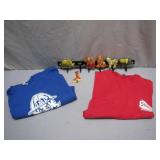 Two T-Shirts and Animal Wall Hooks