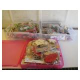 Craft Supplies Lot: Leaves, Butterflies, and More
