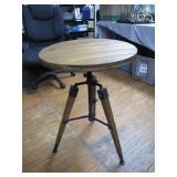 Adjustable Wooden Tripod Table