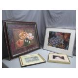 Four Signed Framed Artworks