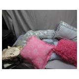 Decorative Pillow and Textile Lot