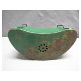 Vintage Live Bait Belt Holder Tin Box