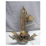 Art Deco-Style Ceiling Light Fixture Frame