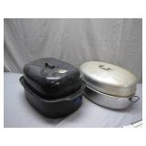 2 Stovetop Roasting Pans