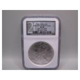 1993 American Silver Eagle, NGC Graded MS68